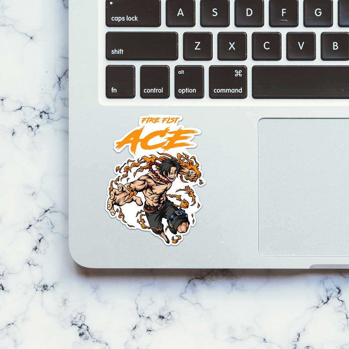 Ace Fire Fist Sticker - Stickers | STICK IT UP