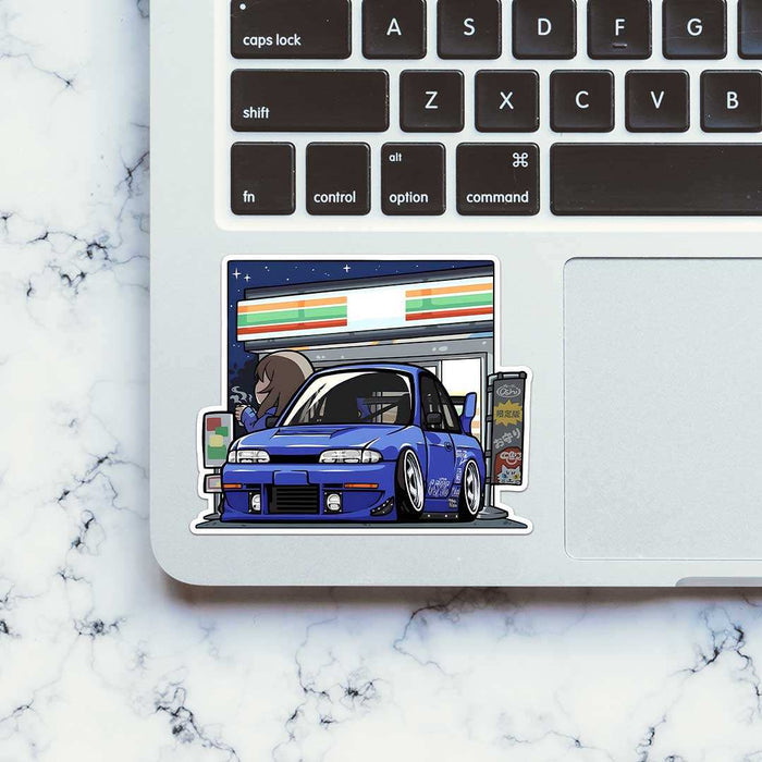 Blue Car Sticker - Stickers | STICK IT UP