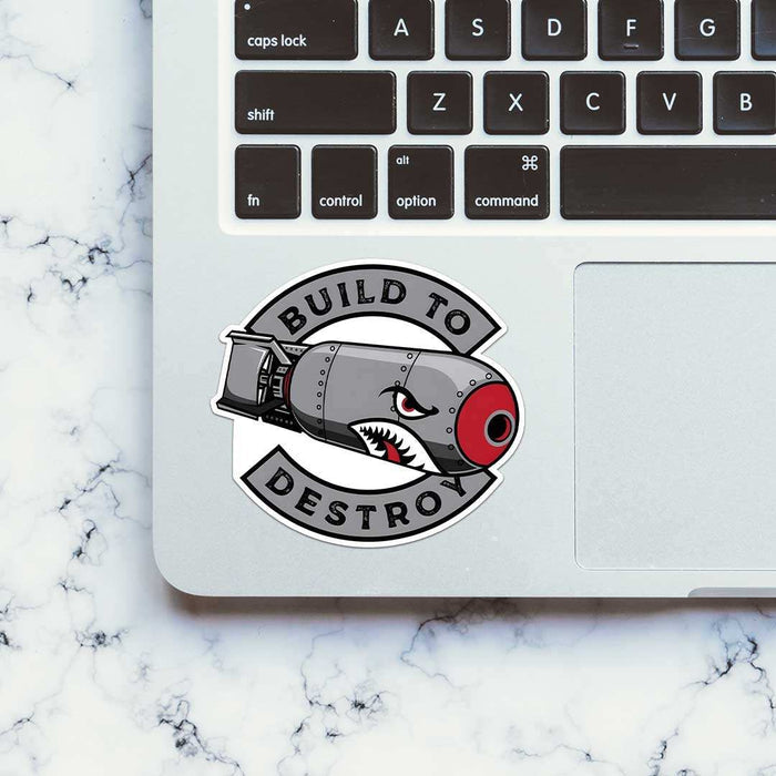 Buid To Destroy Sticker - Stickers | STICK IT UP