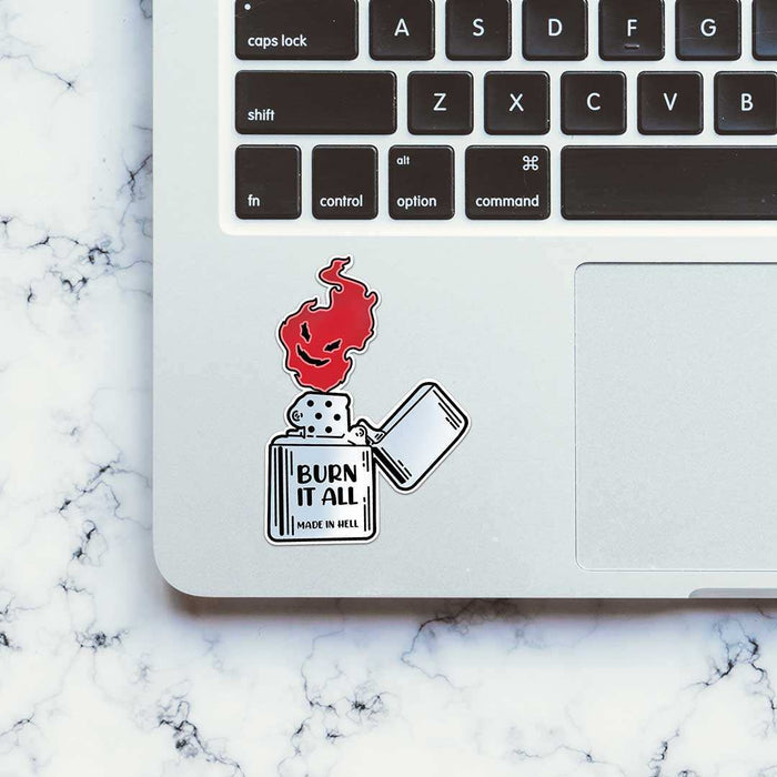 Burn It All Sticker - Stickers | STICK IT UP