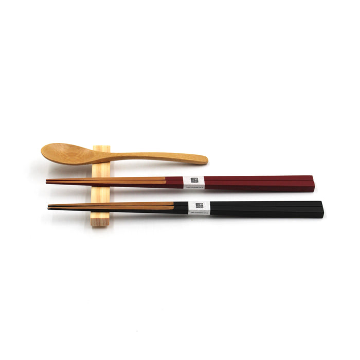 Cedar and Hinoki Cypress Wave Cutlery Rest Set (3-piece)