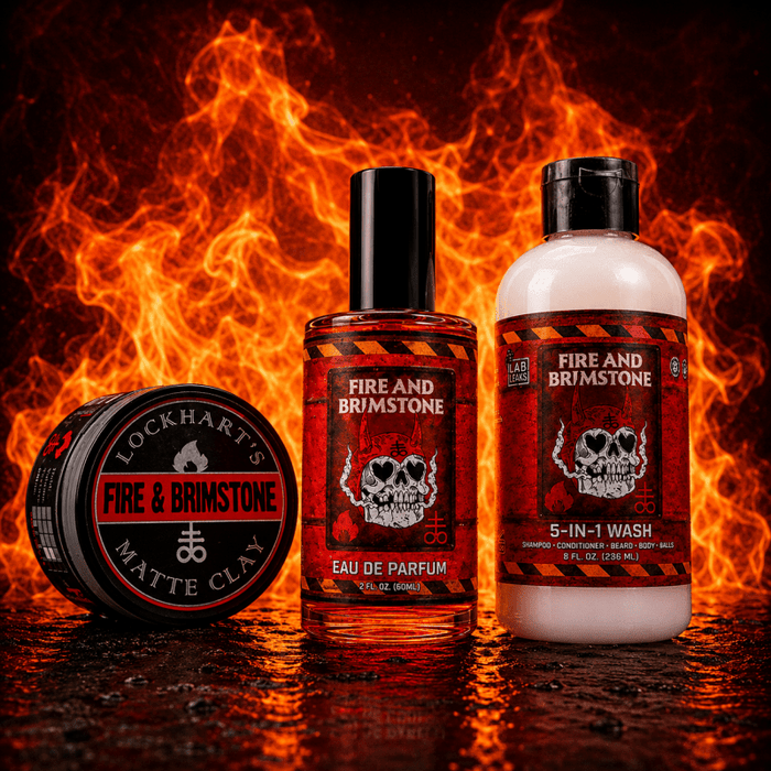 Complete Fire and Brimstone set - Lockhart's Authentic Grooming Company, LLC