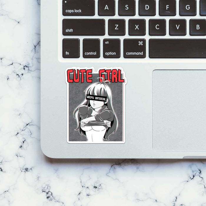 Cute Girl Sticker - Stickers | STICK IT UP
