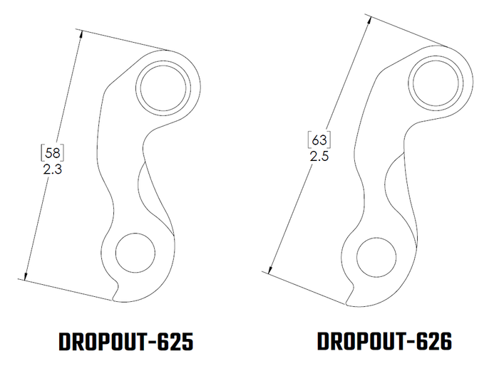 Derailleur Hanger 626 – 6061 Aluminum, Bergamont BGM-H016