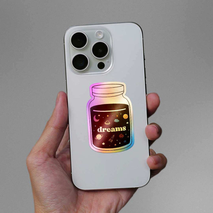 Dreams Holographic Sticker - Holographic stickers | STICK IT UP