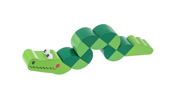Ganz 8" Wooden Twisty Alligator