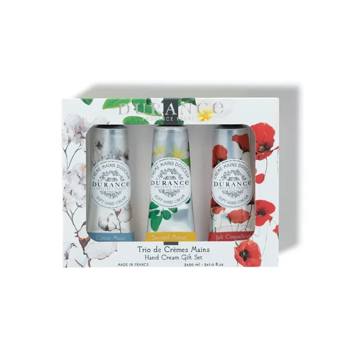 Hand Cream Gift Set 3X30Ml Cotton Musk + Sensual Monoi+Pretty Poppy