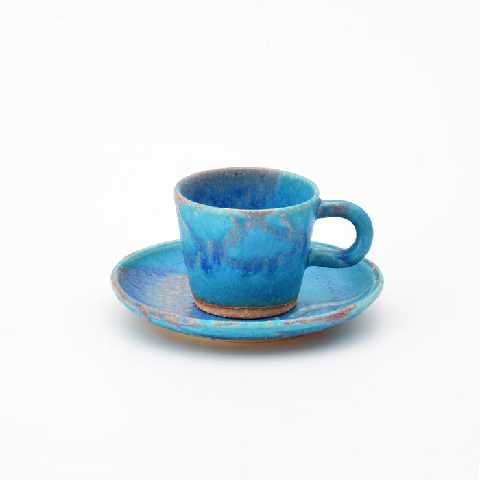 Hechimon Tsuyu-Kusa Petite Cup & Saucer