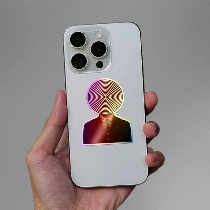 Hypnotic Holographic Sticker - Holographic stickers | STICK IT UP