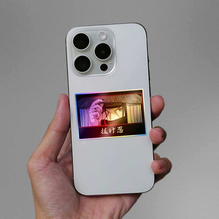 Itachi Eye Holographic Sticker - Holographic stickers | STICK IT UP
