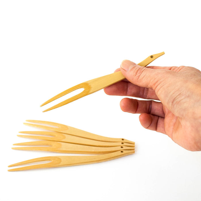 Kyoto Bamboo Tori Dessert Fork (Set of 5)