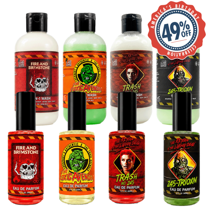 Lab Leaks 2oz EDPs + Body Wash Collection - America's Birthday Deal - Lockhart's Authentic Grooming Company, LLC