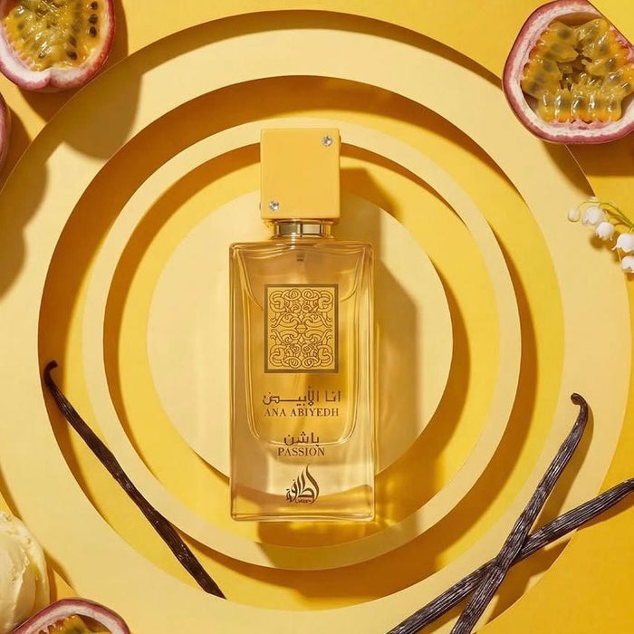 Lattafa Ana Abiyedh Passion 60ml لطافة أنا أبييد شغف - Princess Cosmetics Qatar