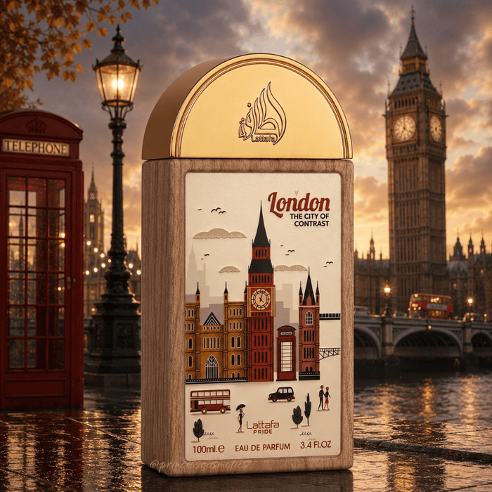 Lattafa London The City of Contrast 100ml لطافة لندن: مدينة التناقضات - Princess Cosmetics Qatar