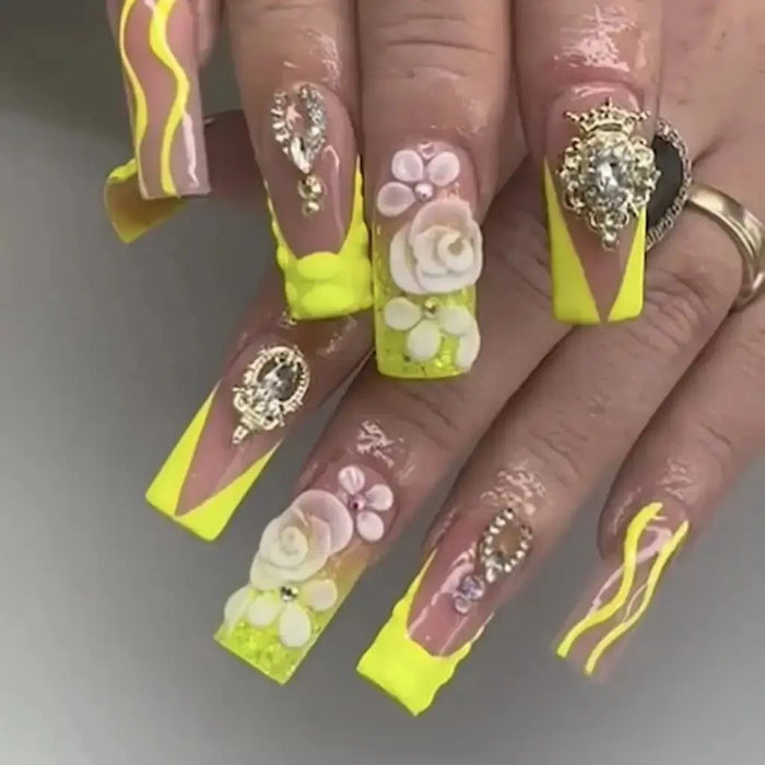 Lemon Sorbet | Nail Art Glitter | B0500 Naio Nails