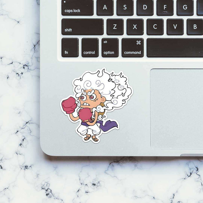 Luffy Gear 5 Boxing Sticker - Stickers | STICK IT UP