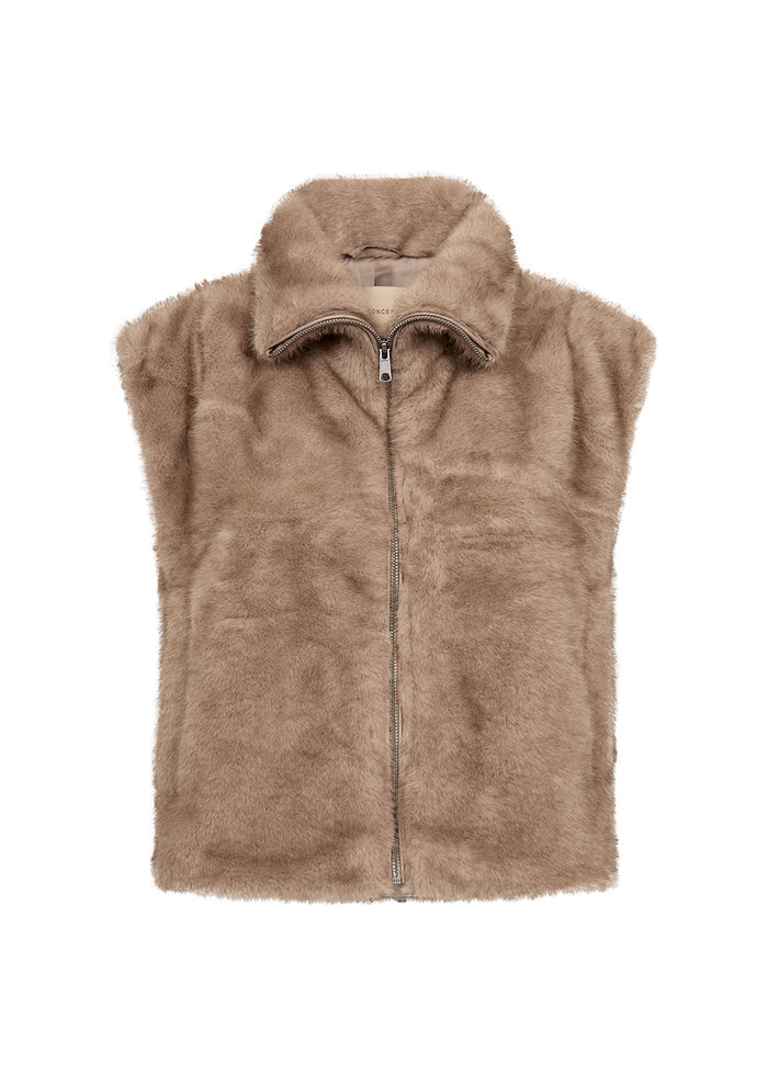 Maria Faux Fur Vest