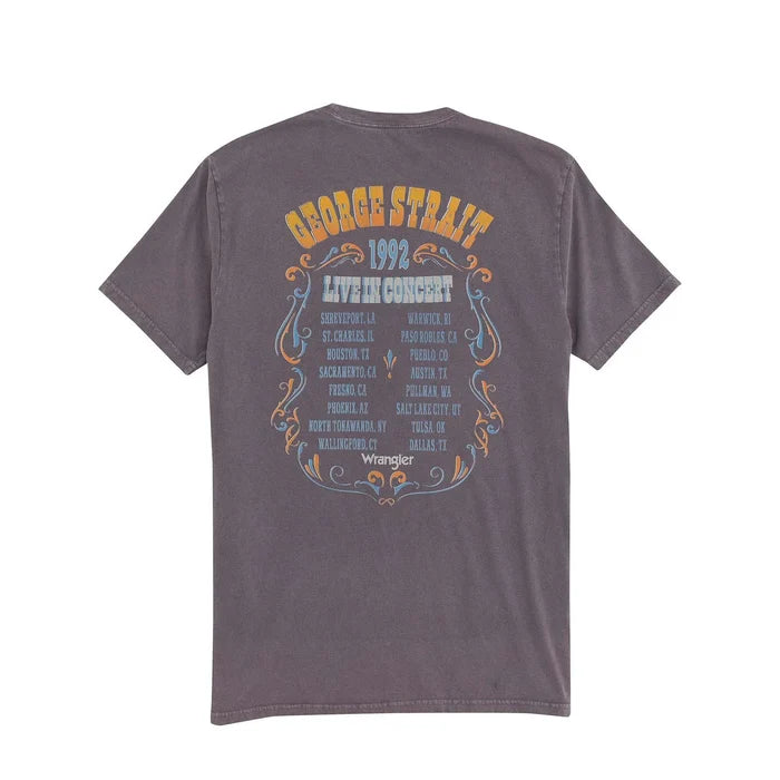 Men's Wrangler 112361070 George Strait Short Sleeve Tee Shirt