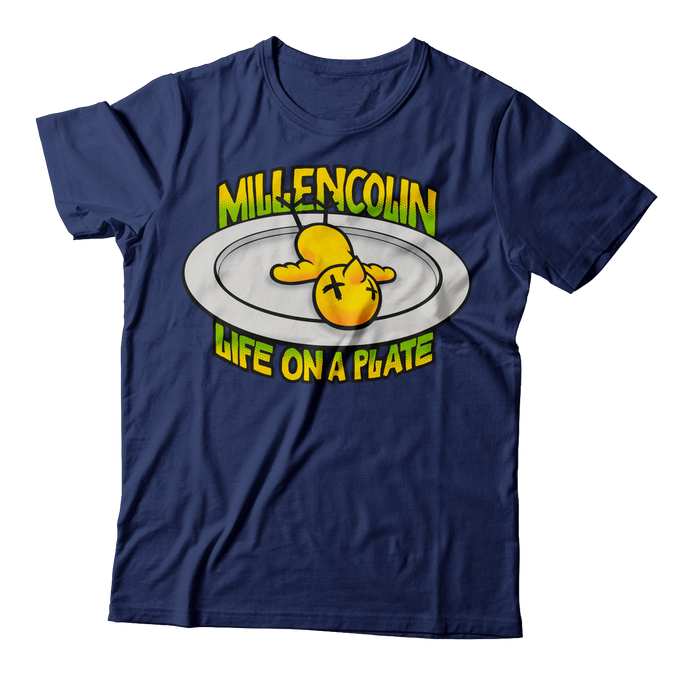 MILLENCOLIN - "Life On A Plate / 2026" (Navy) (T-Shirt)