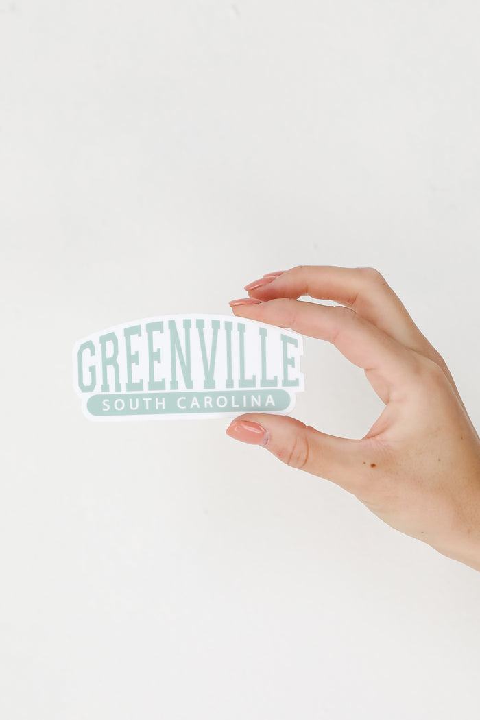Mint Greenville South Carolina Sticker close up