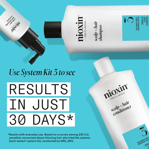 Nioxin System 3 Shampoo & Conditioner 1L Duo
