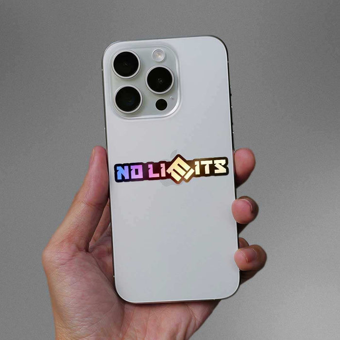 No Limits Holographic Sticker - Holographic stickers | STICK IT UP