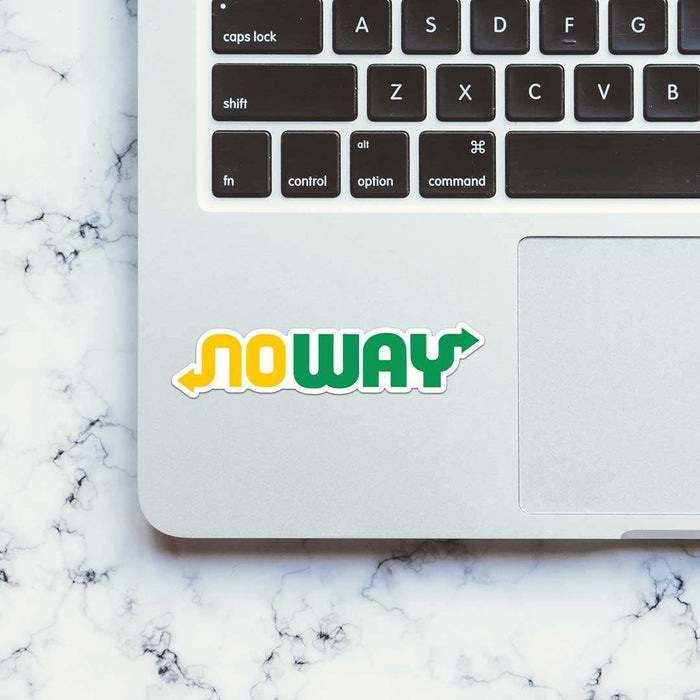 No Way Sticker - Stickers | STICK IT UP