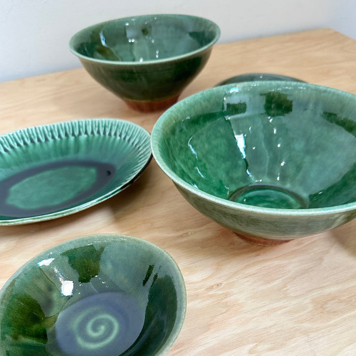 Oribe-Kushime Donburi Bowl