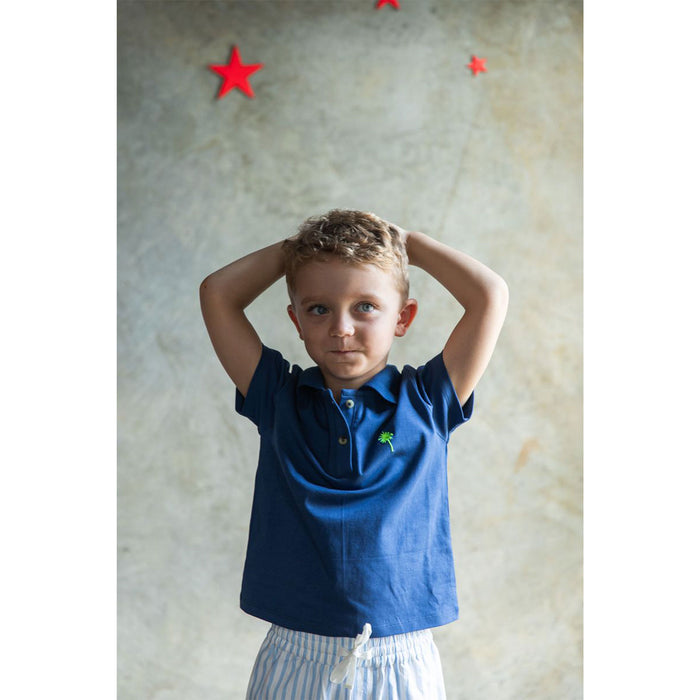 Pearson & Pearson Pierre Polo - True Blue
