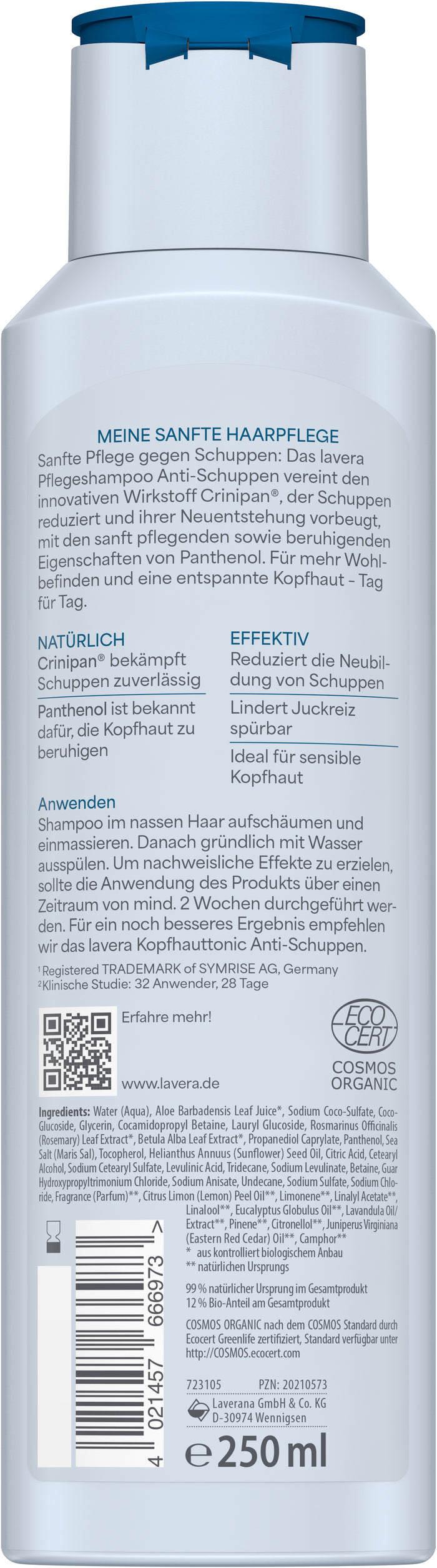 lavera Pflegeshampoo Anti-Schuppen