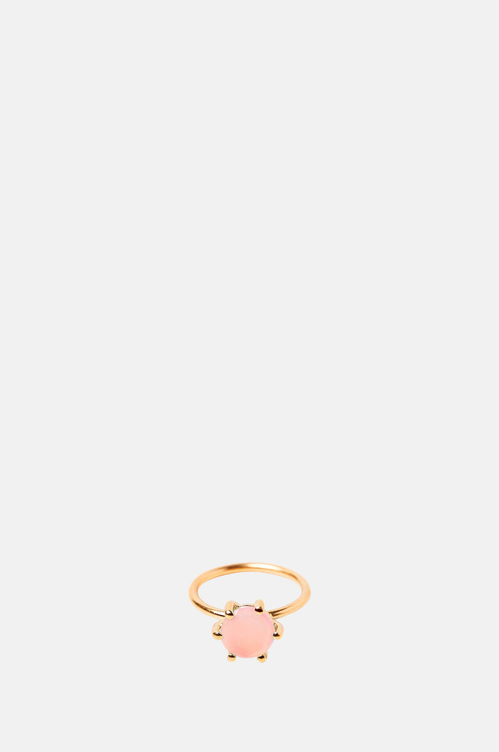 Beatriz Palacios Pink Jade Ring.