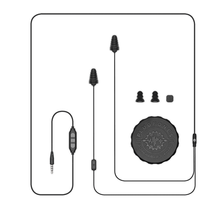 Wireless Headphones with Earplugs & Mic