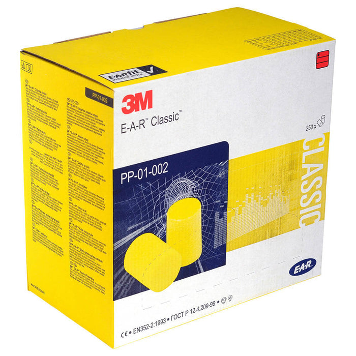 PP-01-002 - E-A-R™ Classic™ Uncorded Earplugs Pillowpack 31 SNR (Box of 250)