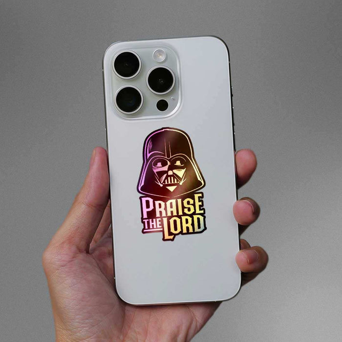 Praise The Lord Holographic Sticker - Holographic stickers | STICK IT UP