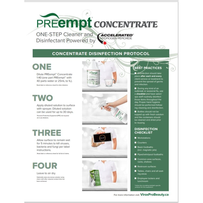 PREempt Concentrate - One Step Disinfectant 3.78 L | PREempt
