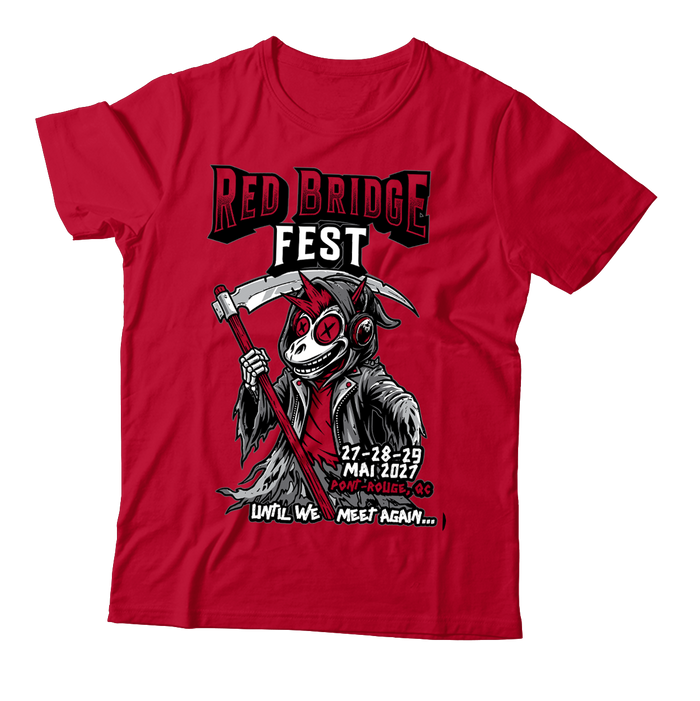 RED BRIDGE FEST - "2027 / Until We Meet Again..." (Cherry Red) (T-Shirt)