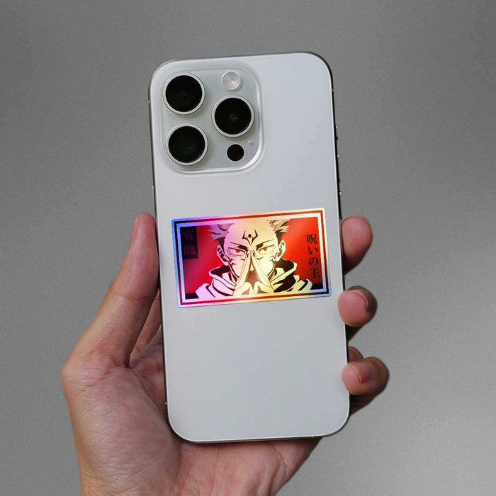 Ryomen Sukuna Holographic Sticker - Holographic stickers | STICK IT UP