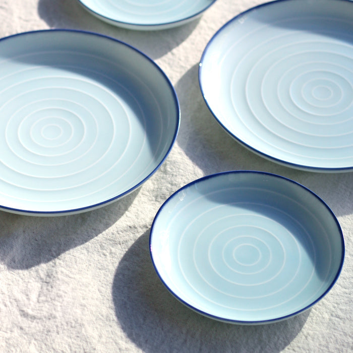 Seiji Blue with Reactive Cobalt Blue Plate