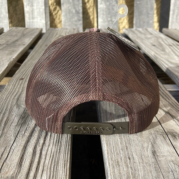 Southern Bred “Delta #14” Richardson 112PFP Adjustable Snap Back Cap In Bark Duck Camo
