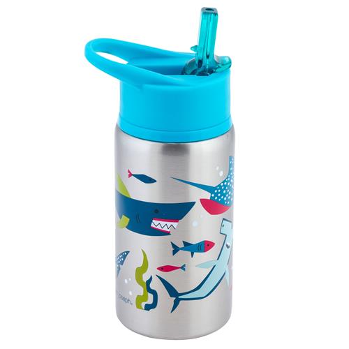 Stephen Joseph Stainless Steel Water Bottle-Shark