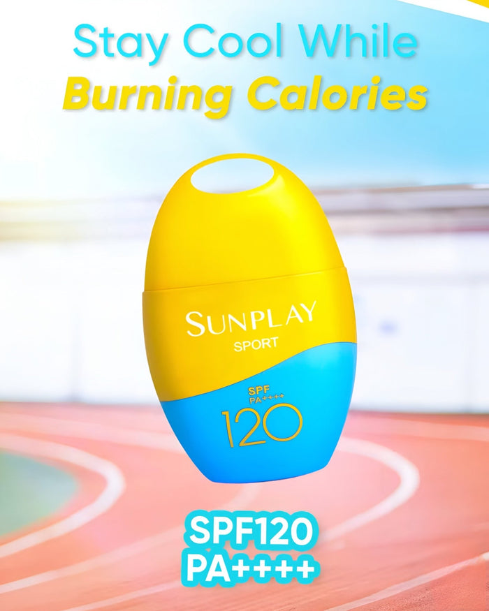Sunplay Sport Lotion SPF 120 PA++++ 42g لوشن صن بلاي سبورت بعامل حماية من الشمس 120 PA++++ - Princess Cosmetics Qatar