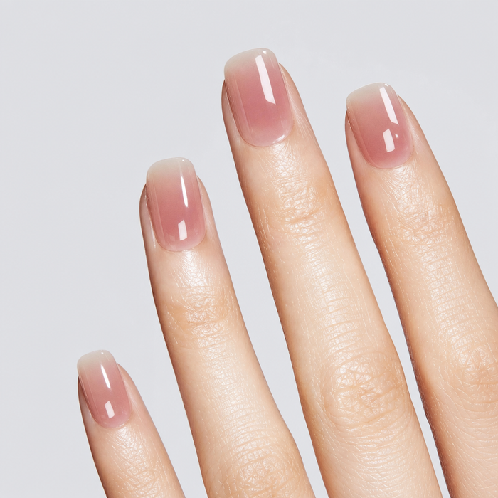 Sunset Ombre UV Gel Nail Stickers - Pink Red Gradient Ombre Nail Art
