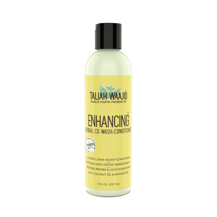 Taliah Waajid herbal conditioner Enhancing Herbal Co Wash 8 fl oz yellow bottle for natural hair moisture and detangling