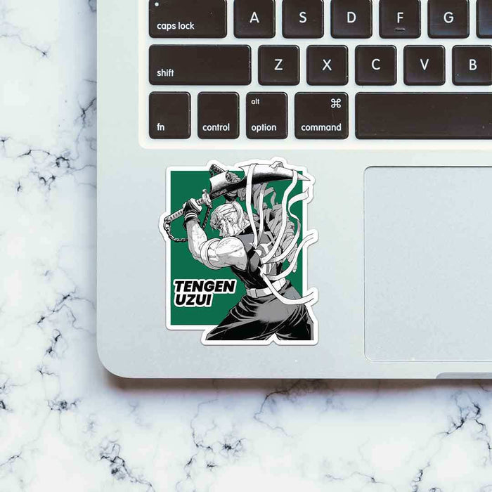 Tengen Uzui With Sword Sticker - Stickers | STICK IT UP