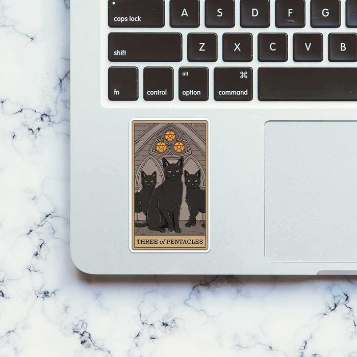 Three Of Pentacles Sticker - Stickers | STICK IT UP