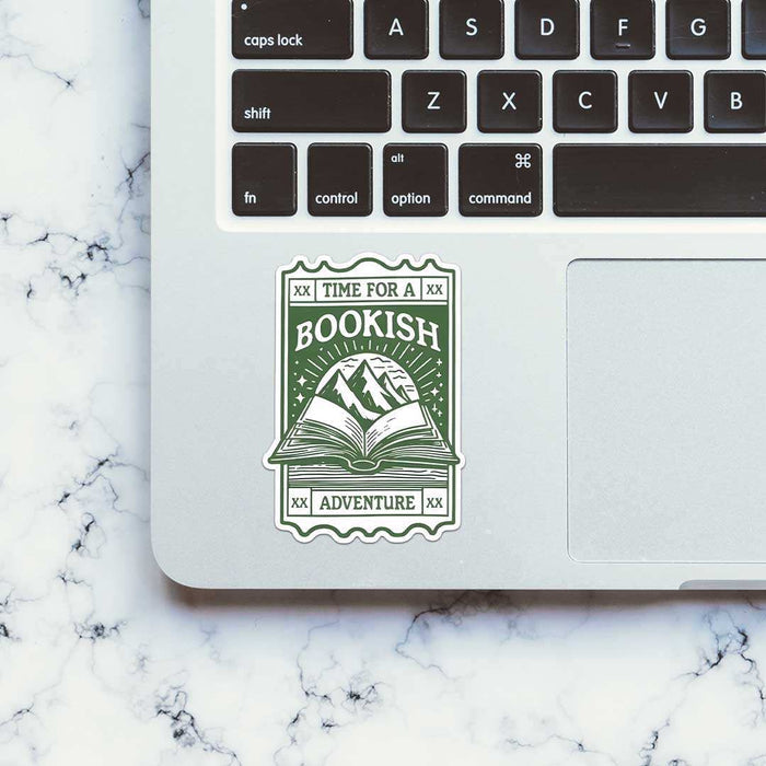 Time For A Bookish Advanture Sticker - Stickers | STICK IT UP