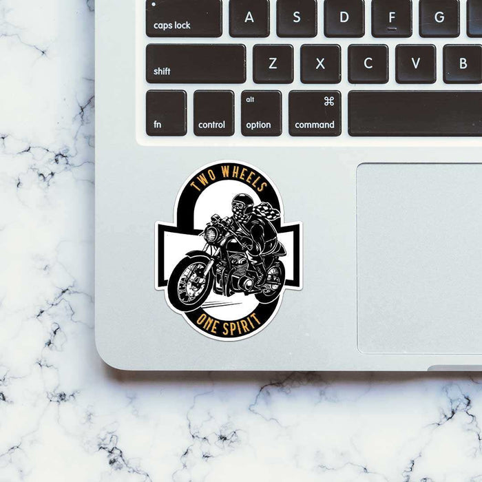 Two Wheels One Spirit Sticker - Stickers | STICK IT UP