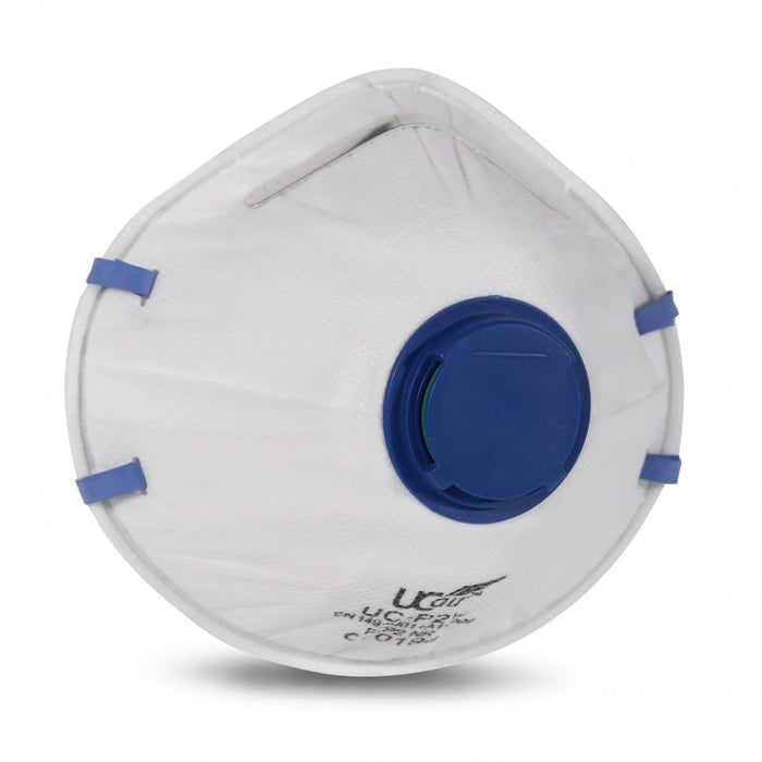 UC-P2V - FFP2 Valved Cupped Respirator (Box of 20)