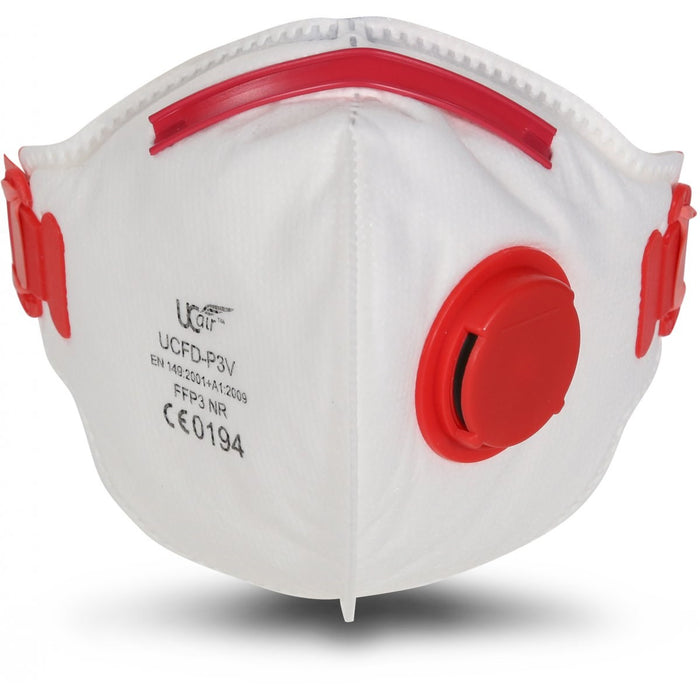 UCFD-P3V - FFP3 Valved Fold Flat Respirator (Box of 10)