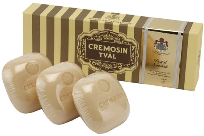 Victoria Royal Swedish Cremosin Soap Bar 95g 3.3oz - 3 Pack